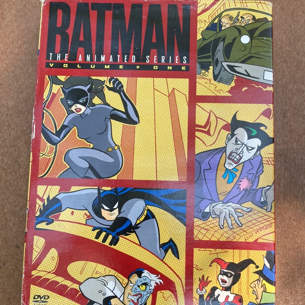 Batman The Animated Series DVD 4 Disc Set TV Show 2004 Warner Bros